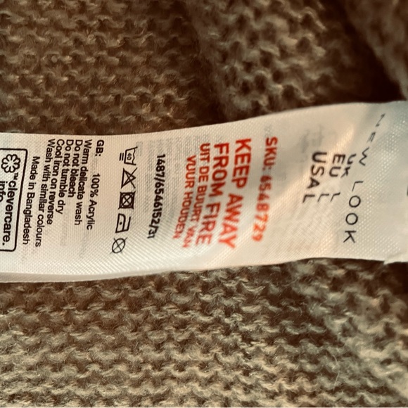 Comfy pullover in olive green from New Look, size L - Picture 3 of 4